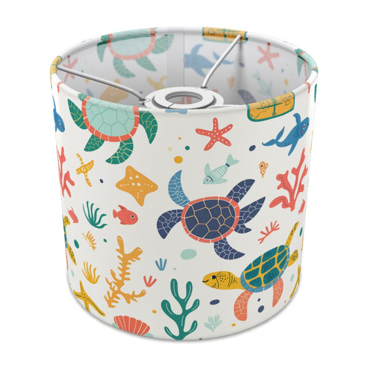Turtle Starfish Treasure Chest lampshade - 20cm Ceiling