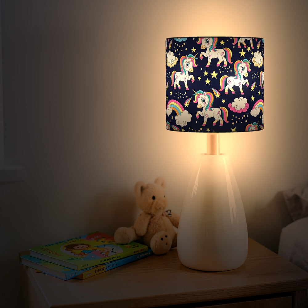 Enchanting Unicorn & Shooting Stars lampshade