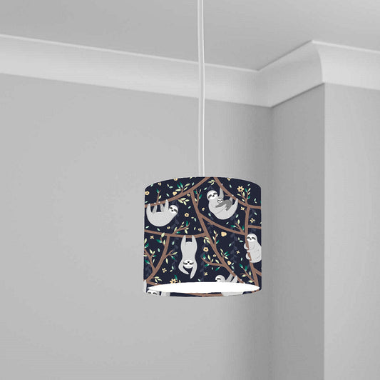 Charming Sloth Jungle Ceiling Lampshade Lightshade for Room - 20cm x 18.5cm