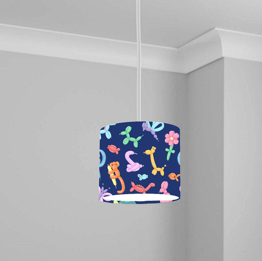 Colorful Balloon Animal Pattern Ceiling Lampshade Lightshade for Nursery - 20cm x 18.5cm