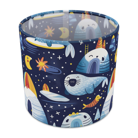 Narwhals and Igloos lampshade - 20cm Table
