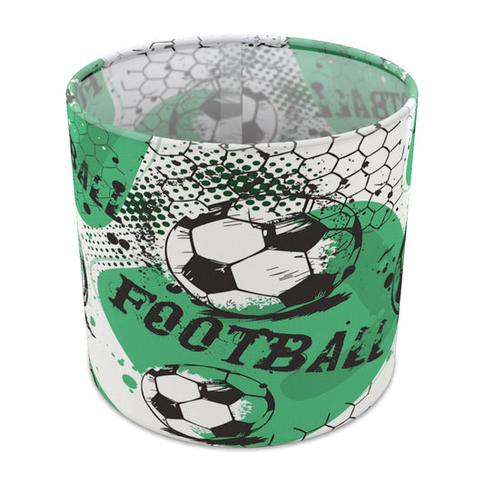 Green Soccer Football lampshade - 20cm Table