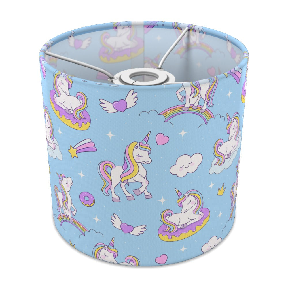 Pastel Unicorn and Rainbow lampshade - 20cm Ceiling