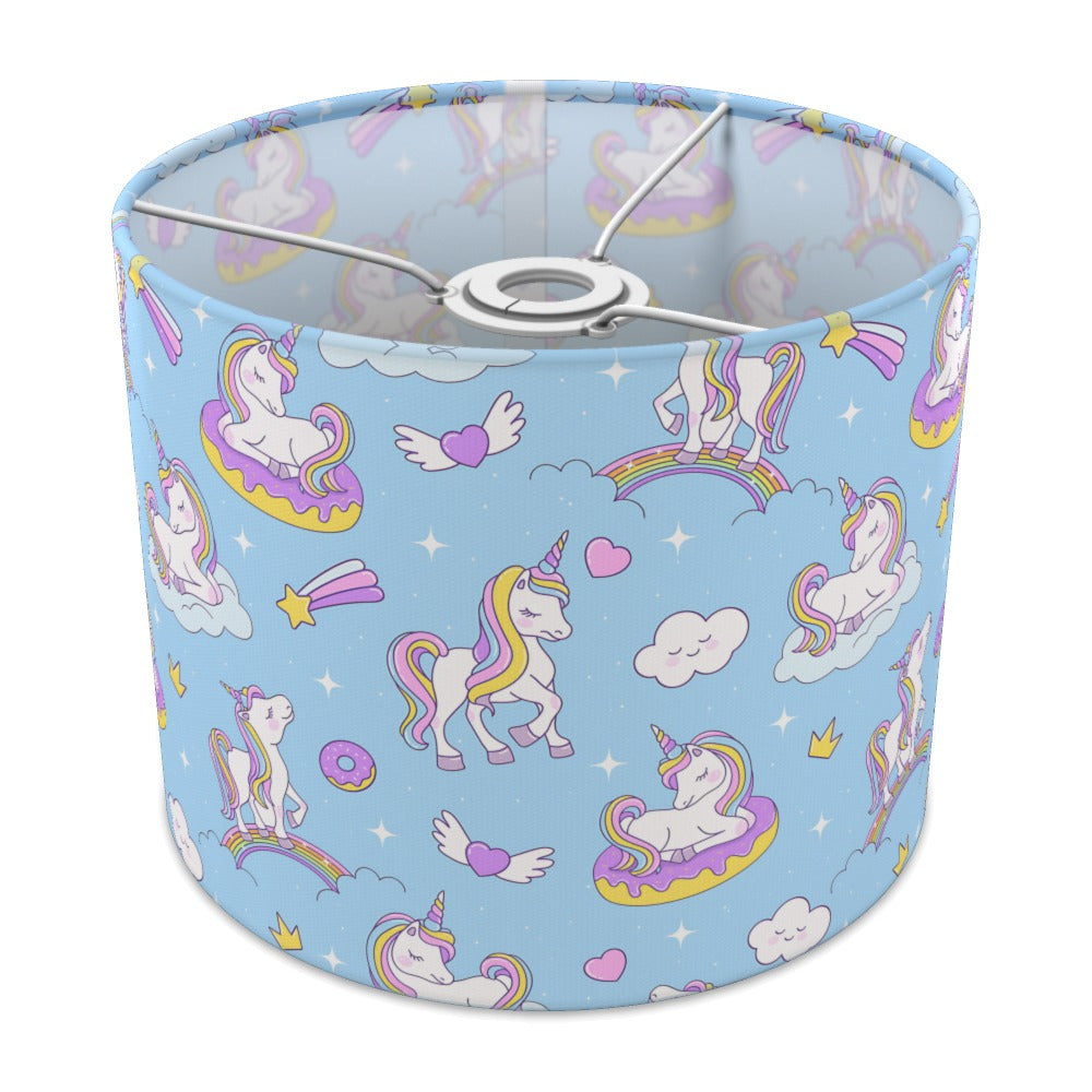 Pastel Unicorn and Rainbow lampshade - 25cm Ceiling