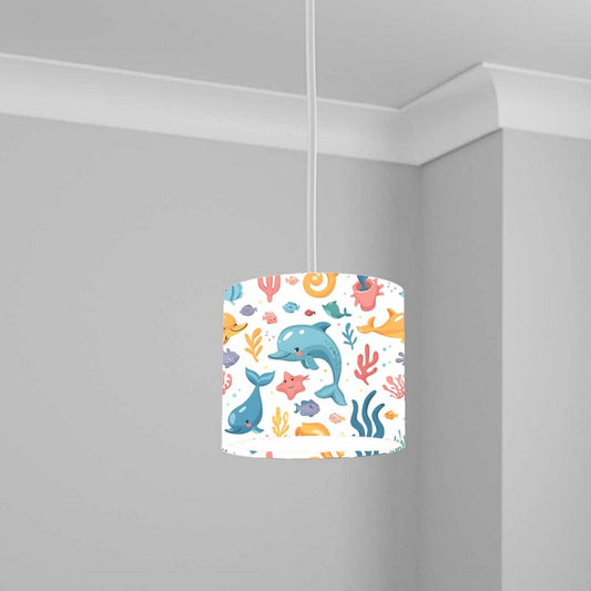 Aquatic Lampshade Kids Bedroom LightShade ver54 20CM X 18.5CM