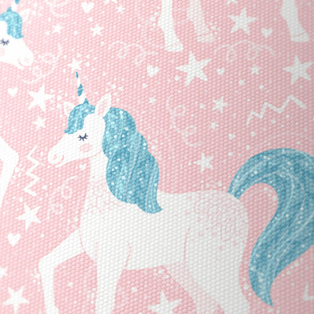 Pink Unicorn and Stars lampshade