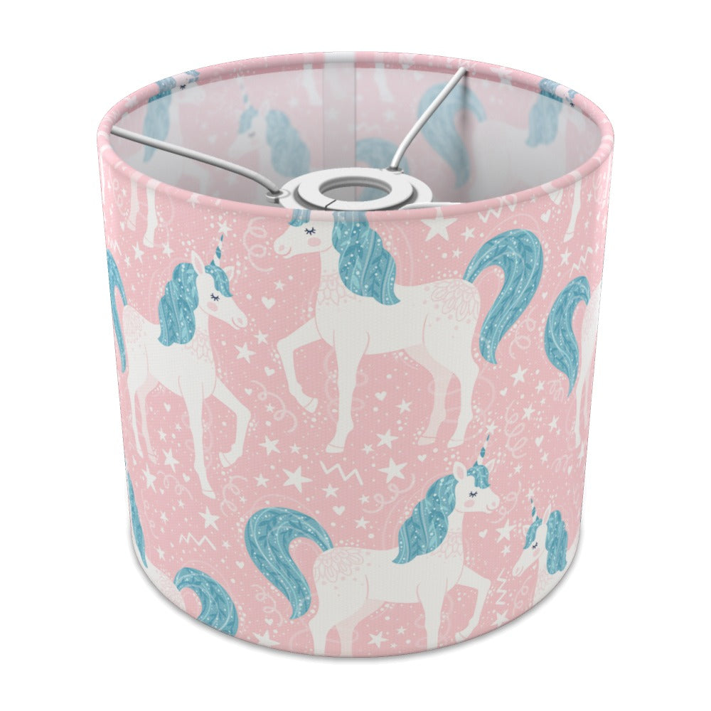 Pink Unicorn and Stars lampshade - 20cm Ceiling