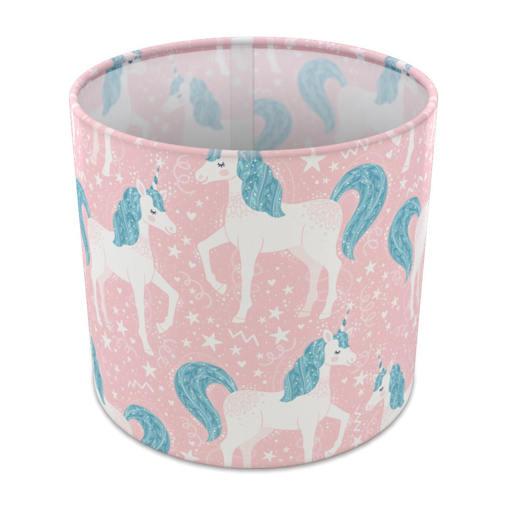 Pink Unicorn and Stars lampshade - 20cm Table