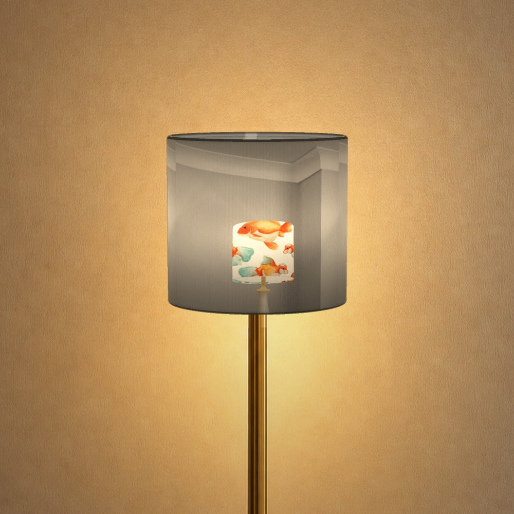 Orange Goldfish Pattern lampshade