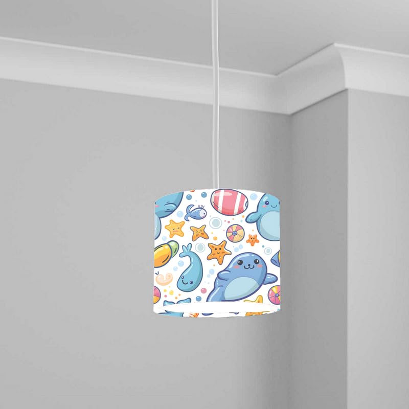 Aquatic Lampshade Kids Bedroom LightShade ver209 20CM X 18.5CM