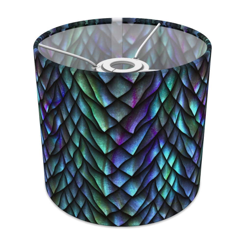 Iridescent Dragon Scale Pattern lampshade - 20cm Ceiling
