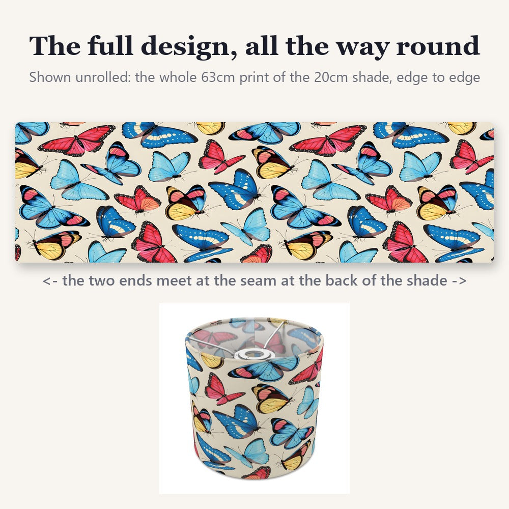 Colorful Butterfly lampshade