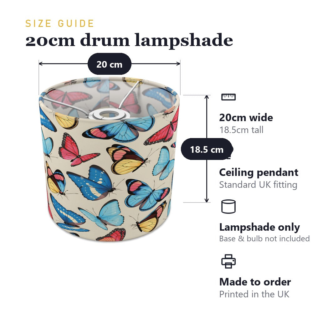 Colorful Butterfly lampshade