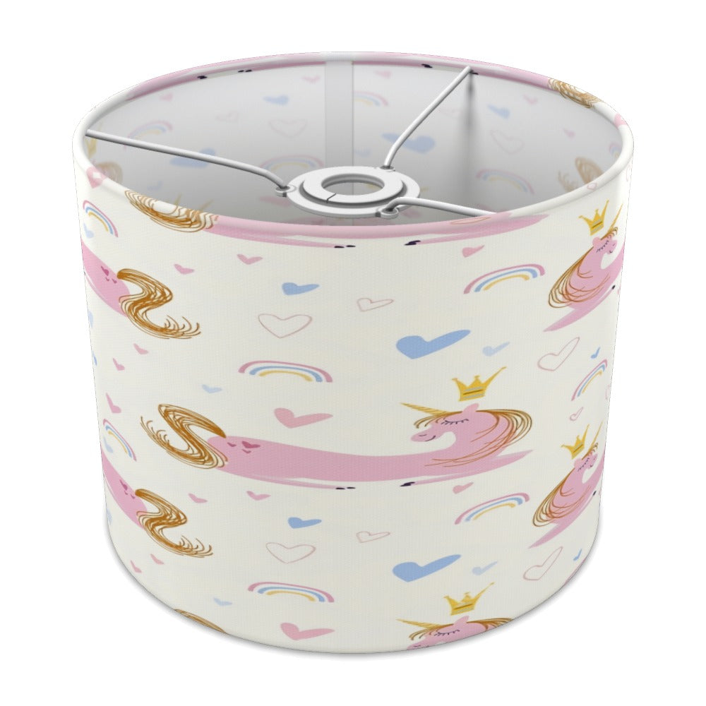 Pastel Unicorn and Stars lampshade - 25cm Ceiling