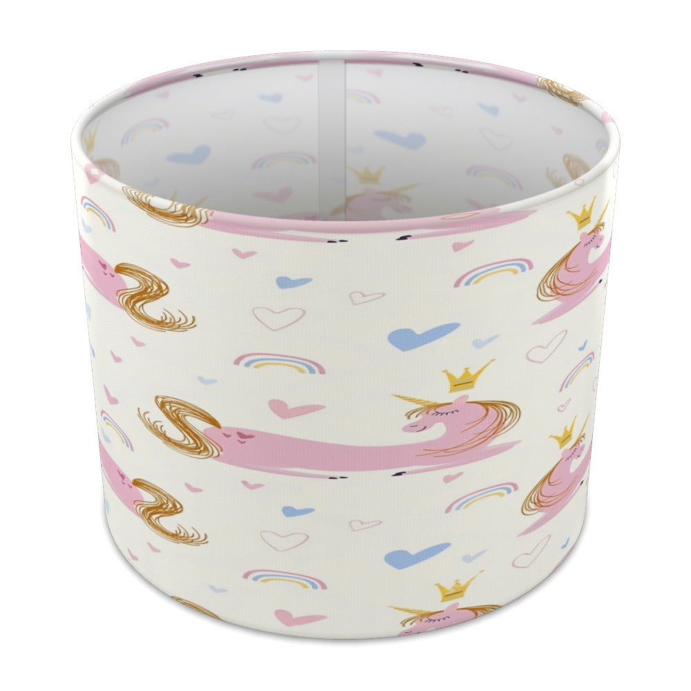 Pastel Unicorn and Stars lampshade - 25cm Table