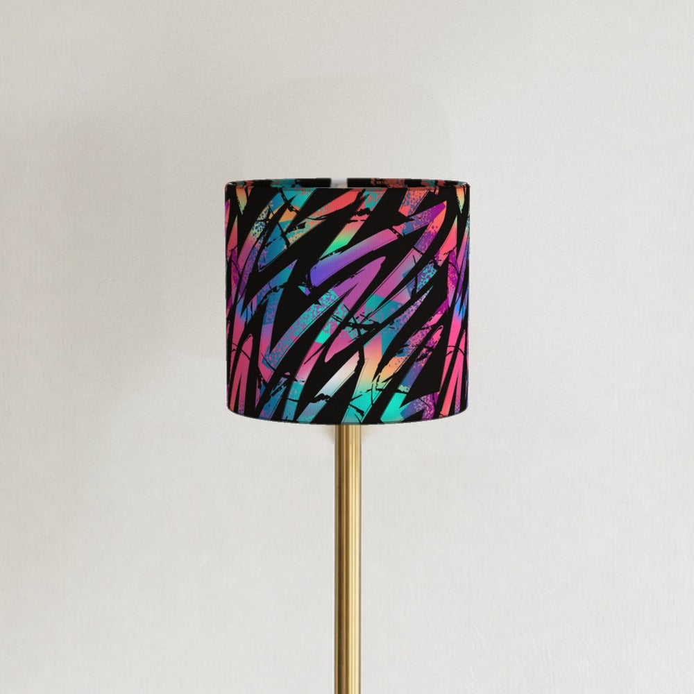 Multicolor Zigzag Pattern lampshade
