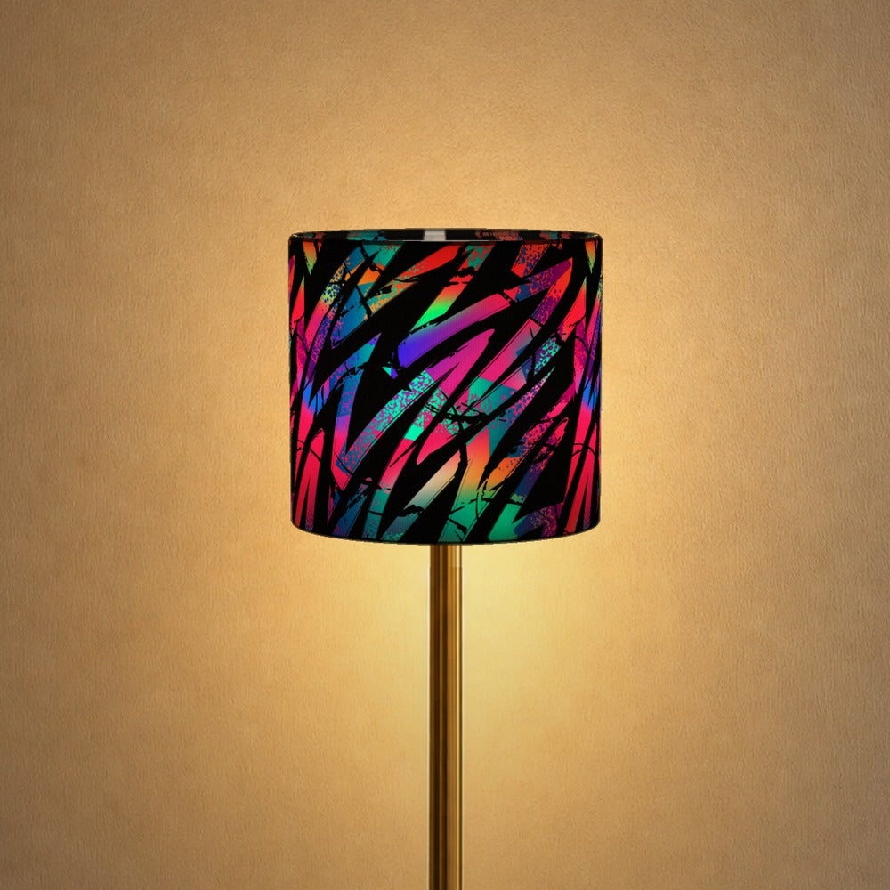 Multicolor Zigzag Pattern lampshade