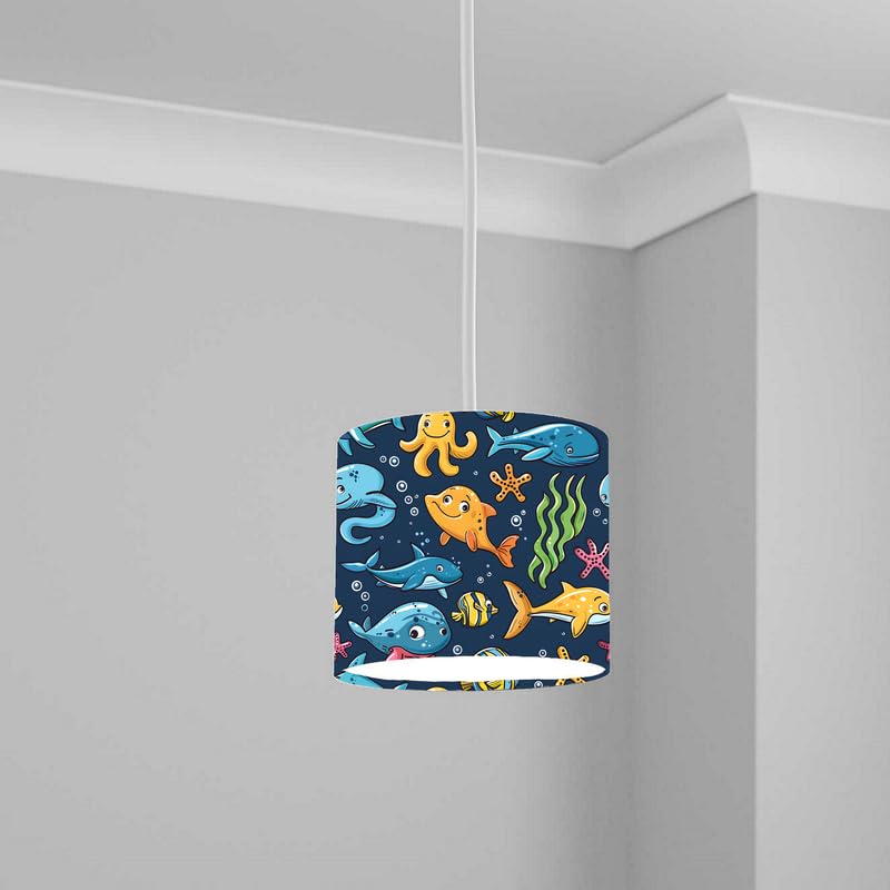 Aquatic Lampshade Kids Bedroom LightShade ver201 20CM X 18.5CM