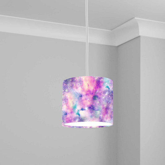 Pastel Galaxy Space Ceiling Lampshade Lightshade for Kids Room - 20cm x 18.5cm