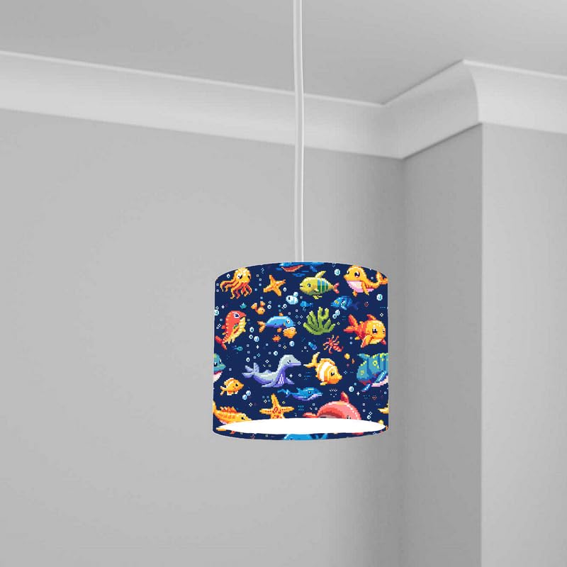 Aquatic Lampshade Kids Bedroom LightShade ver143 20CM X 18.5CM