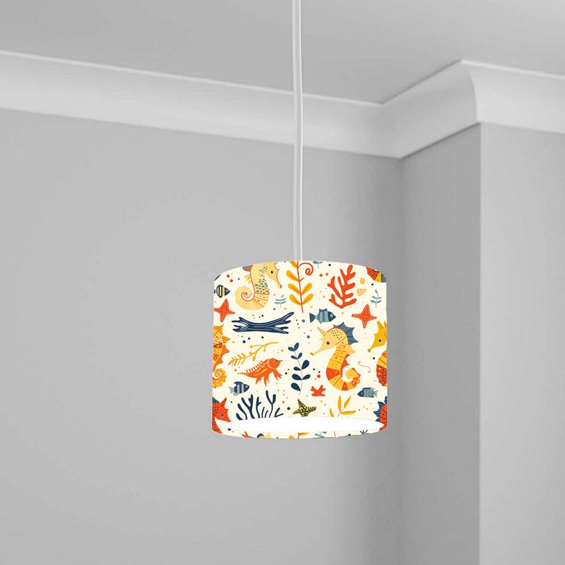 Aquatic Lampshade Kids Bedroom LightShade ver228 20CM X 18.5CM