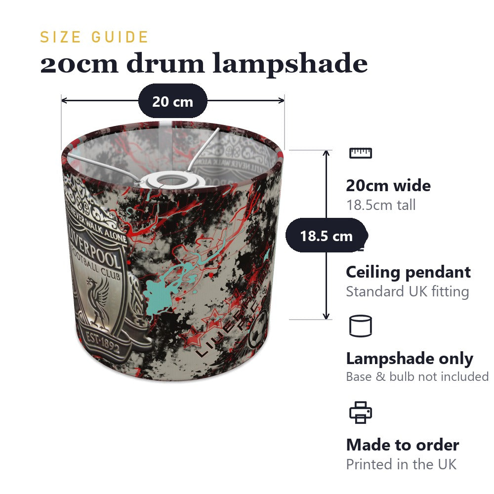 Liverpool Badge lampshade