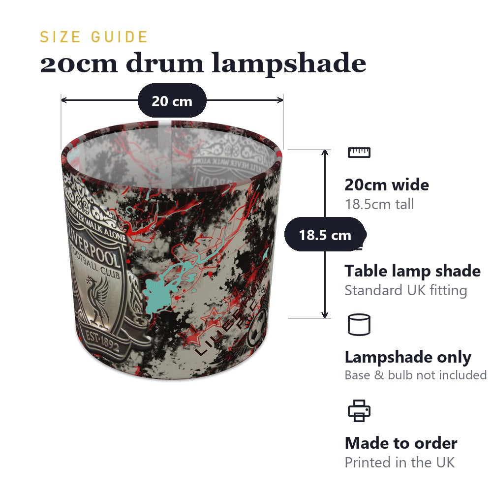 Liverpool Badge lampshade