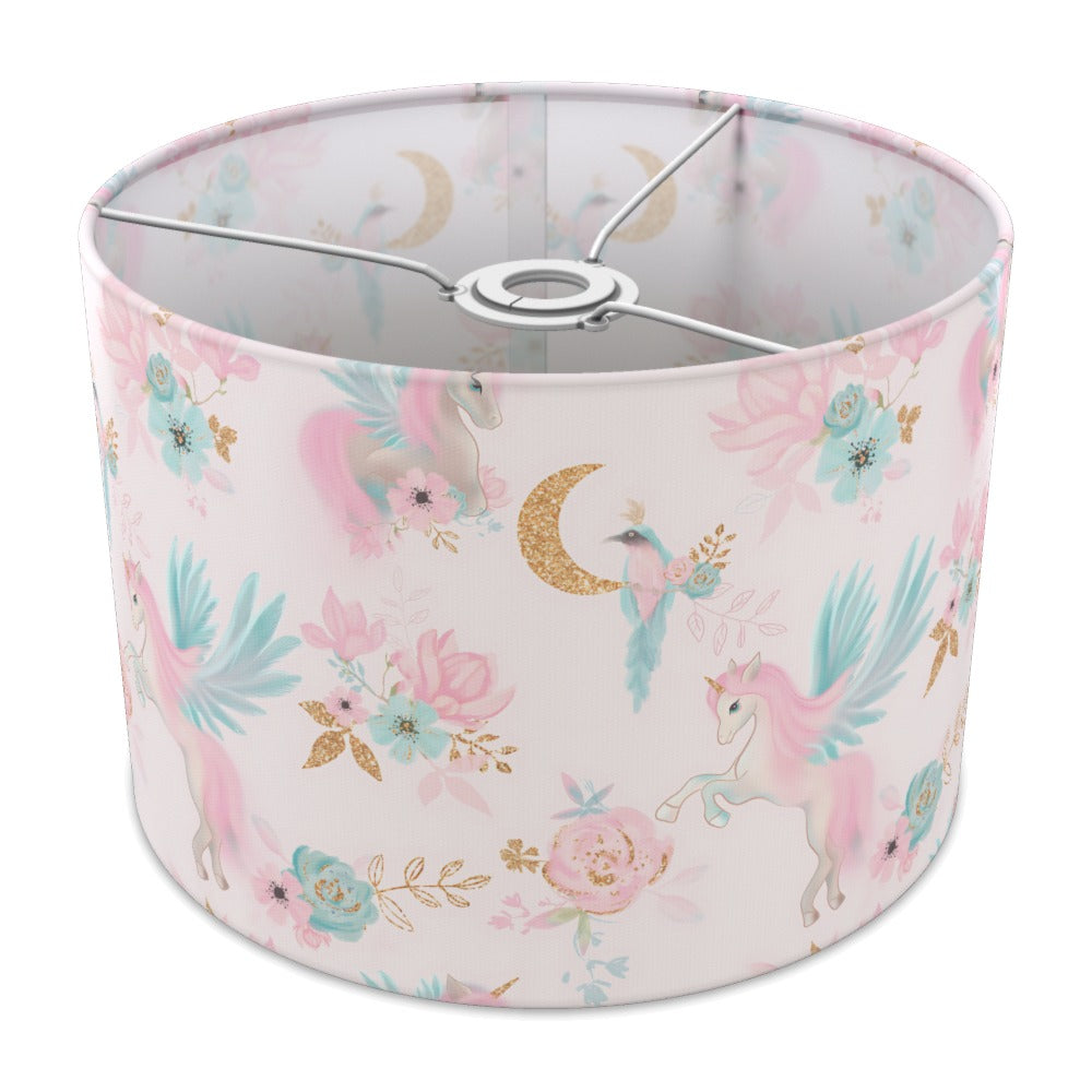 Enchanting Unicorn Pink Floral lampshade - 30cm Ceiling