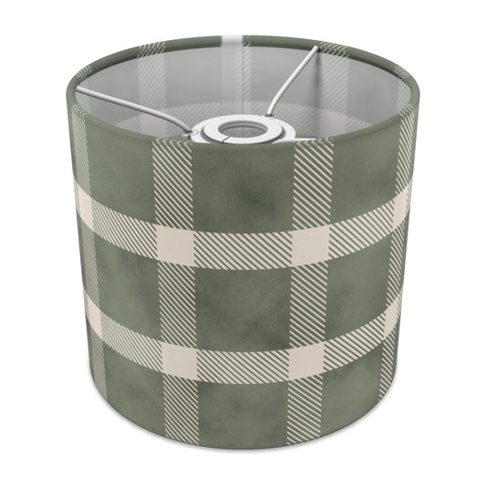 Green Plaid Pattern lampshade - 20cm Ceiling