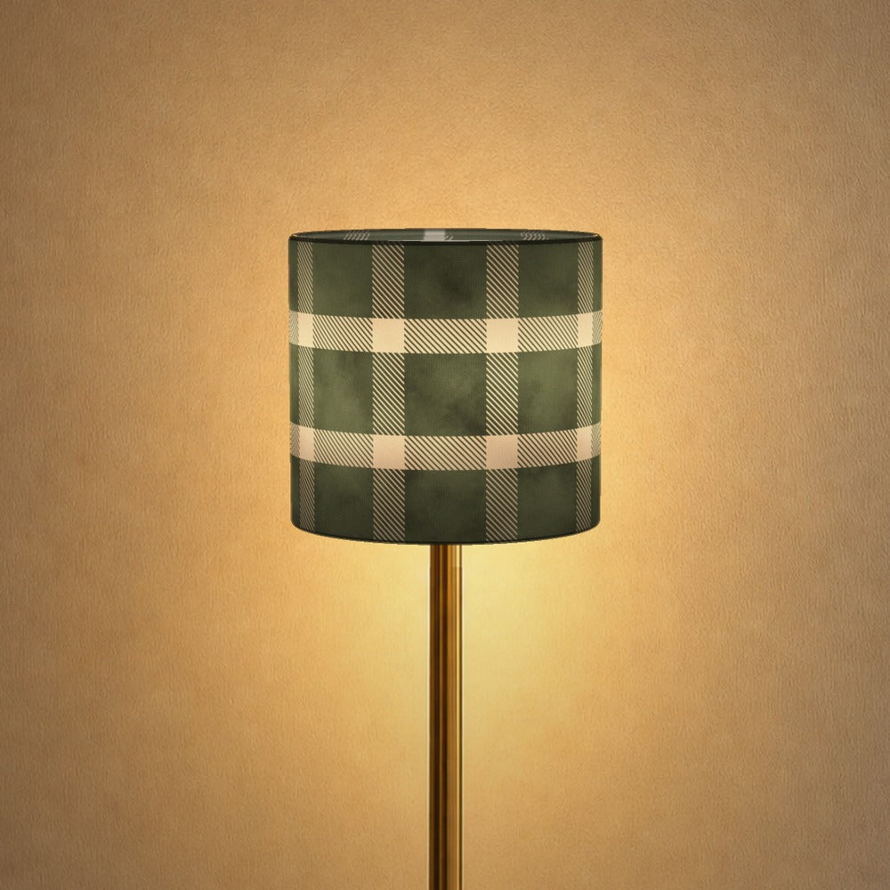 Green Plaid Pattern lampshade
