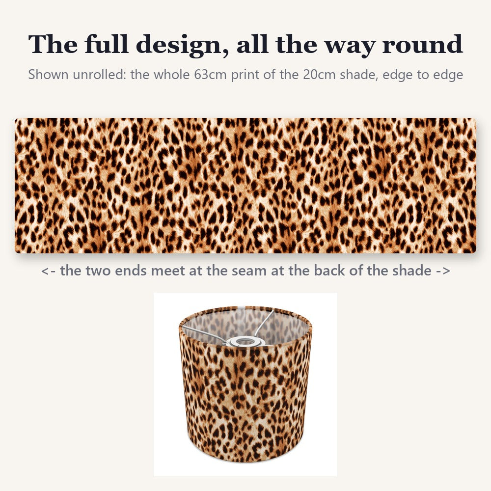 Leopard lampshade