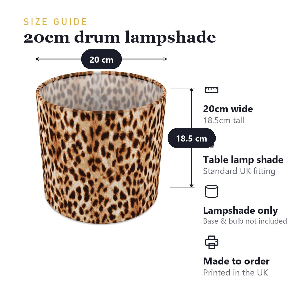Leopard lampshade