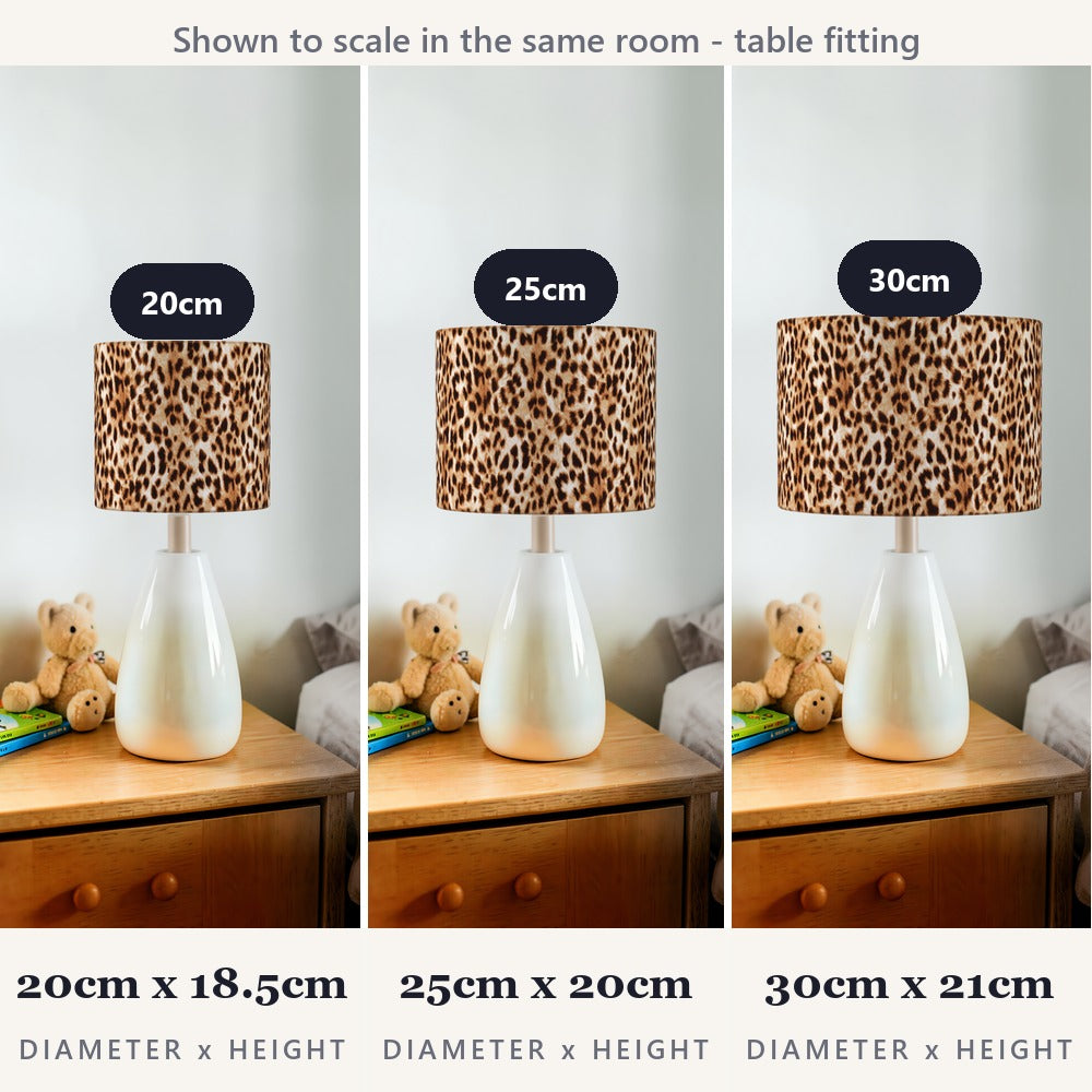 Leopard lampshade