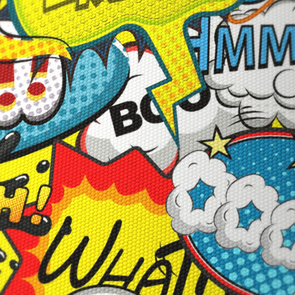 Vibrant Comic Book Pop Art lampshade