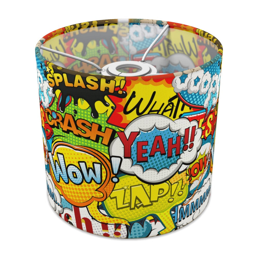 Vibrant Comic Book Pop Art lampshade - 20cm Ceiling