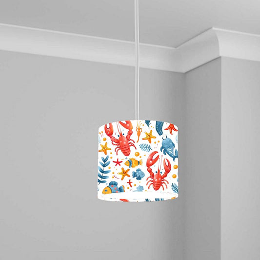 Aquatic Lampshade Kids Bedroom LightShade ver36 20CM X 18.5CM