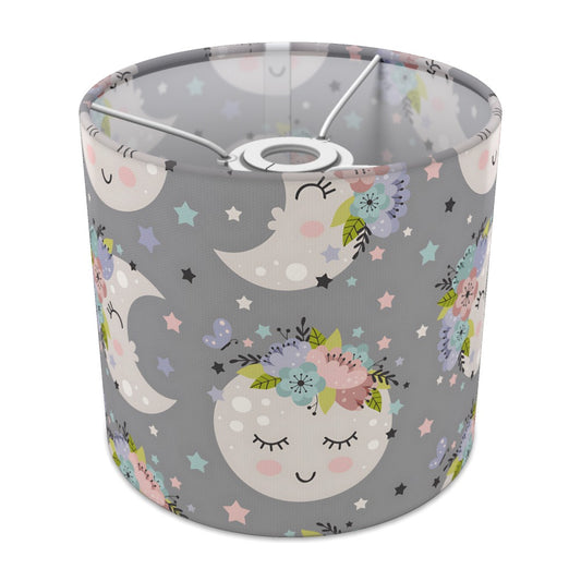 Floral Moon and Stars lampshade - 20cm Ceiling
