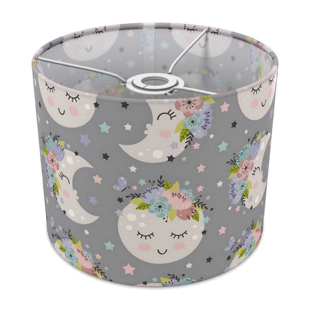 Floral Moon and Stars lampshade - 25cm Ceiling