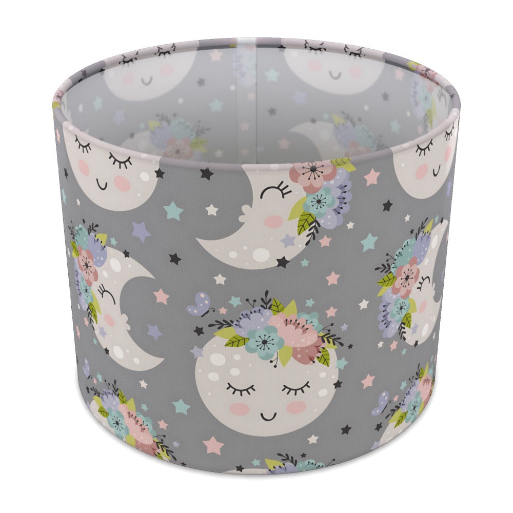Floral Moon and Stars lampshade - 25cm Table