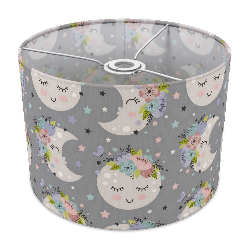 Floral Moon and Stars lampshade - 30cm Ceiling