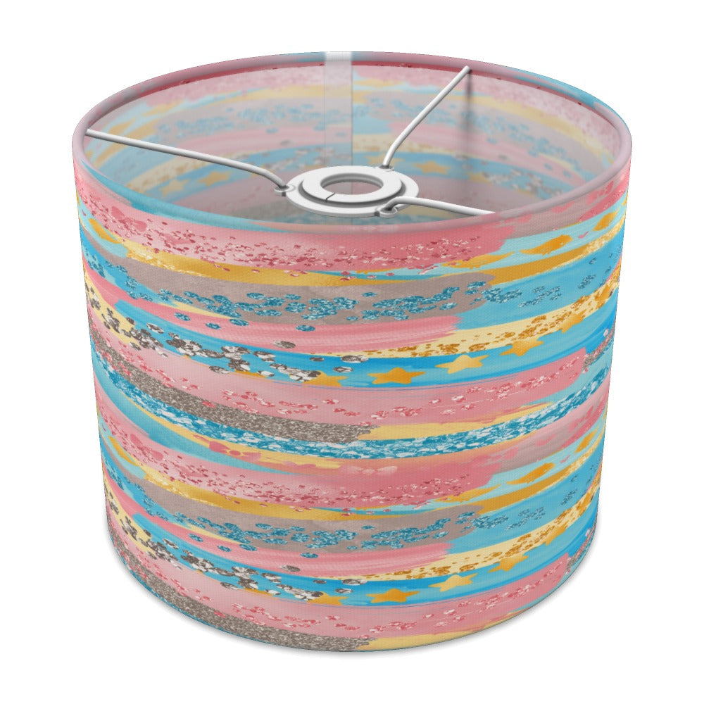 Vibrant Multicolor Striped Pattern lampshade - 25cm Ceiling