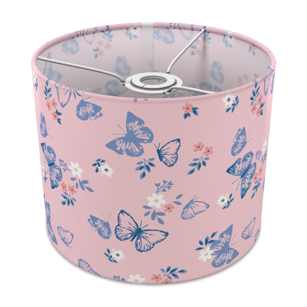 Pink Butterfly Floral lampshade - 25cm Ceiling