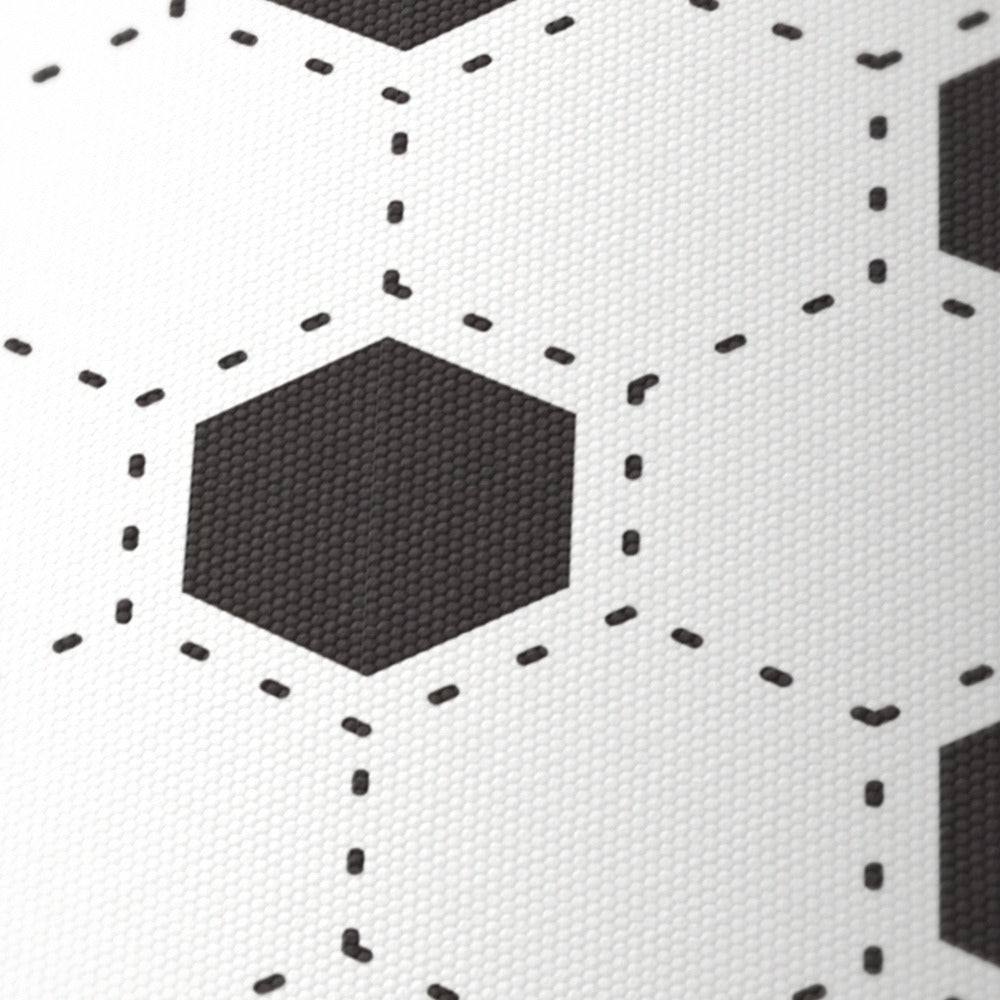 Black and White Football Pattern lampshade