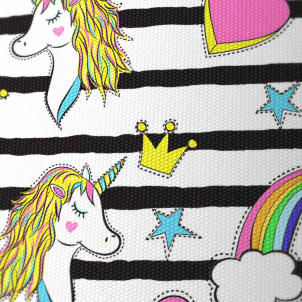 Unicorn Rainbow Hearts lampshade