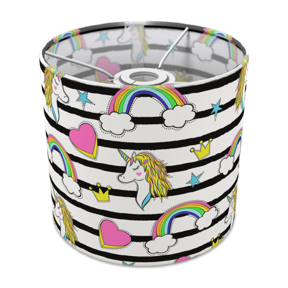 Unicorn Rainbow Hearts lampshade - 20cm Ceiling