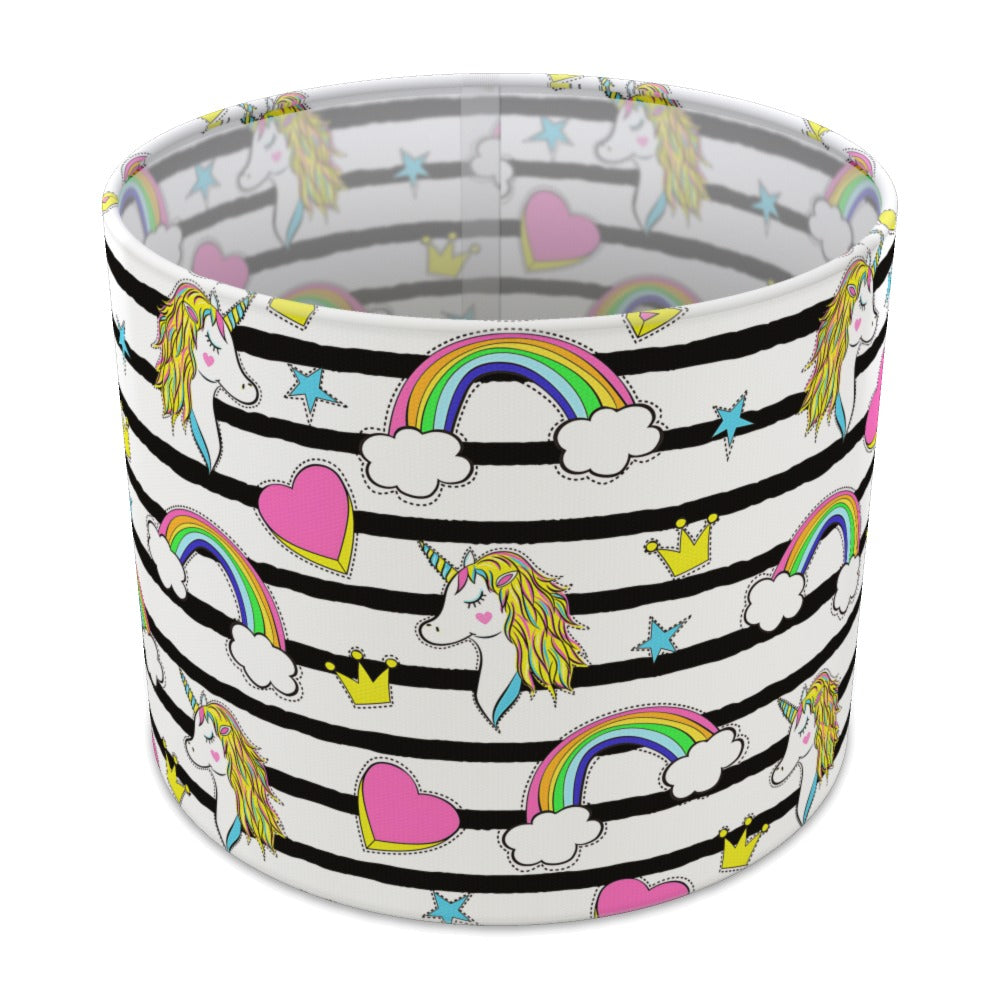 Unicorn Rainbow Hearts lampshade - 25cm Table