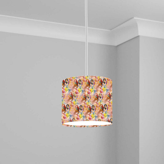 Fairytale Princess Pattern Ceiling Lampshade Lightshade for Nursery - 20cm x 18.5cm