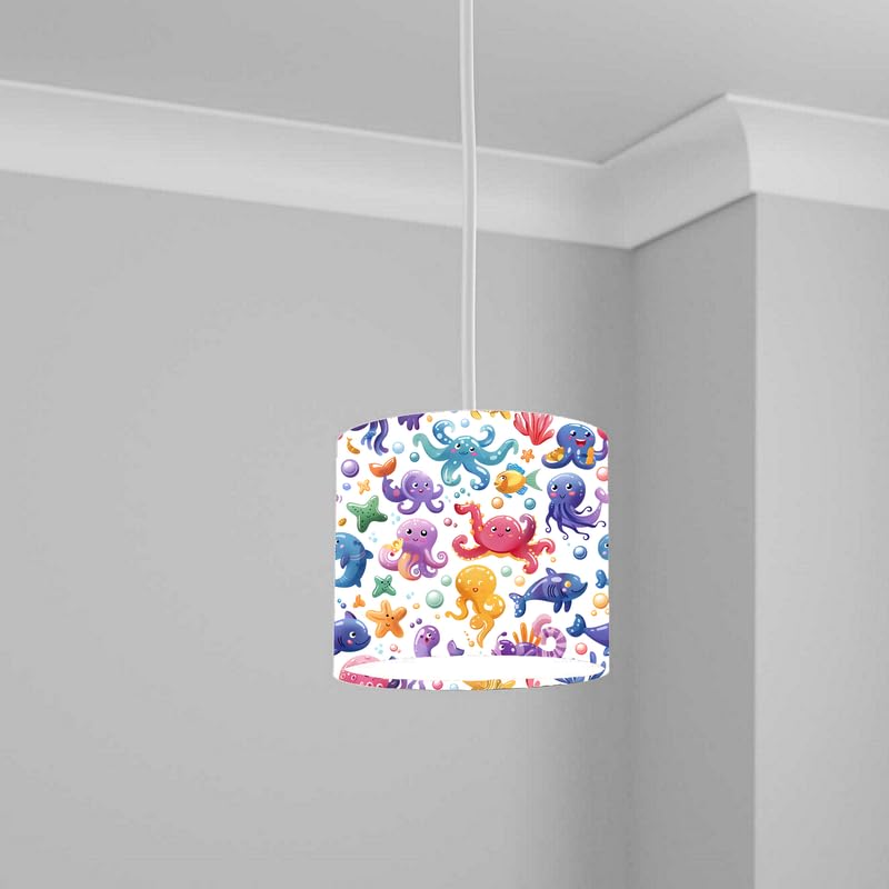 Aquatic Lampshade Kids Bedroom LightShade ver126 20CM X 18.5CM