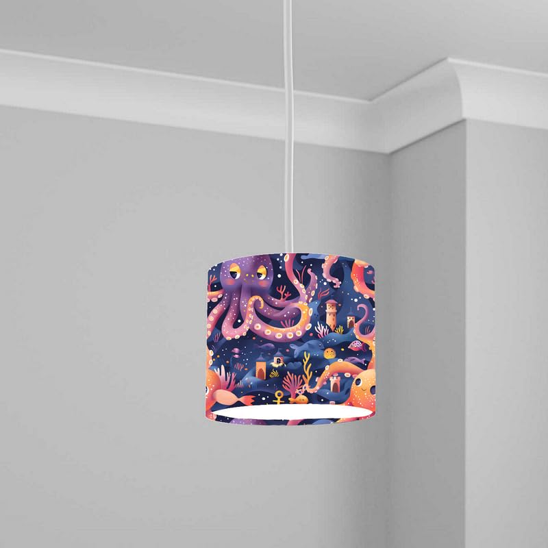Aquatic Lampshade Kids Bedroom LightShade ver94 20CM X 18.5CM