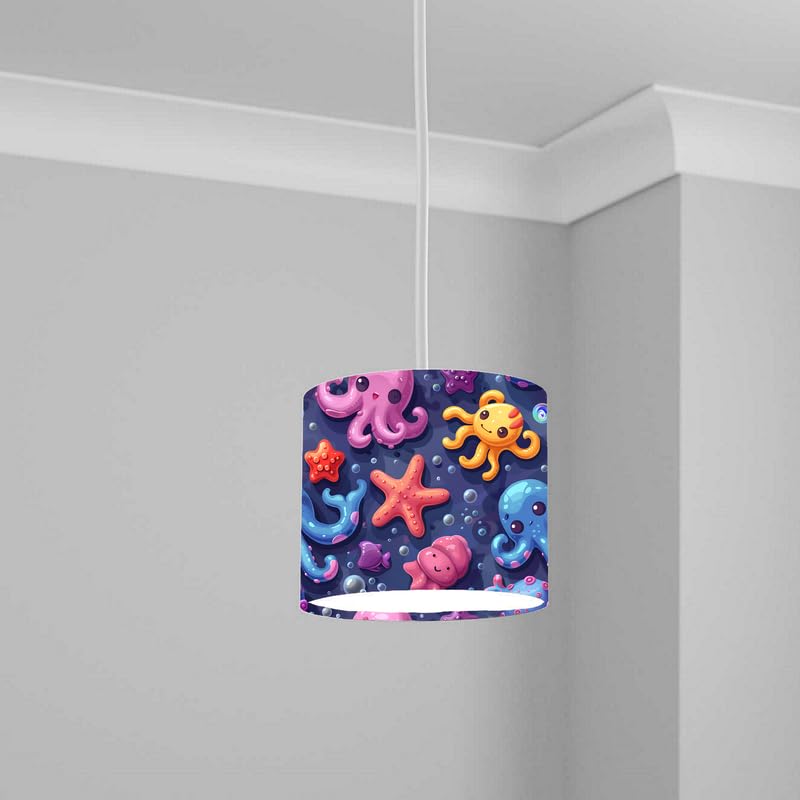 Aquatic Lampshade Kids Bedroom LightShade ver123 20CM X 18.5CM